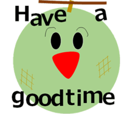 Vegetable Family in the sun sticker #10269222