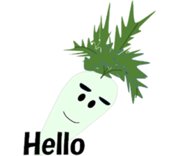 Vegetable Family in the sun sticker #10269244