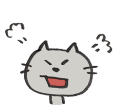 Cat and cute friends sticker #10269877