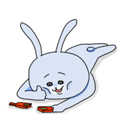 Tosa dialect rabbit New version sticker #10270327
