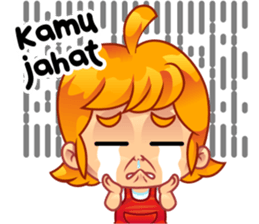 Miss Cute! Daily Emot sticker #10270456