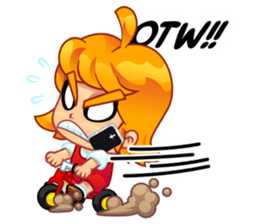 Miss Cute! Daily Emot sticker #10270463