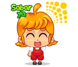 Miss Cute! Daily Emot sticker #10270487