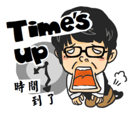 Tony Chen's bilingual funny sticker sticker #10270602