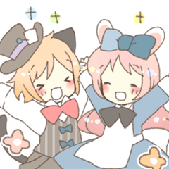 Cat ear girl Necoco&Rabbit ear girl Rosy