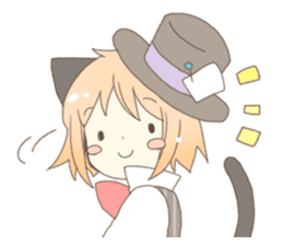 Cat ear girl Necoco&Rabbit ear girl Rosy sticker #10270621