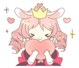 Cat ear girl Necoco&Rabbit ear girl Rosy sticker #10270626