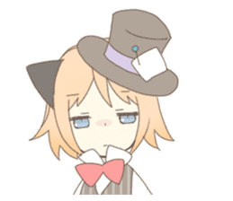 Cat ear girl Necoco&Rabbit ear girl Rosy sticker #10270634