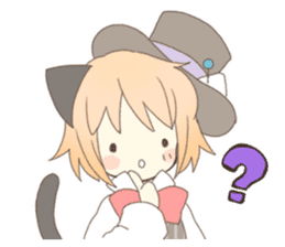 Cat ear girl Necoco&Rabbit ear girl Rosy sticker #10270641