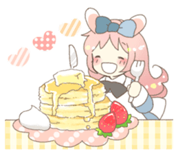 Cat ear girl Necoco&Rabbit ear girl Rosy sticker #10270645