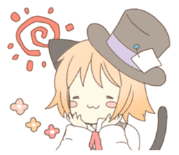 Cat ear girl Necoco&Rabbit ear girl Rosy sticker #10270646