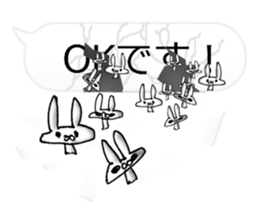 Chaos Rabbit Sticker sticker #10271378