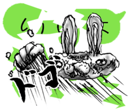Chaos Rabbit Sticker sticker #10271384