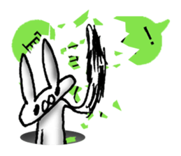 Chaos Rabbit Sticker sticker #10271406