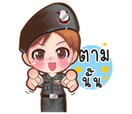 Little lady Police sticker #10271744