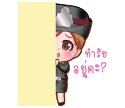 Little lady Police sticker #10271750