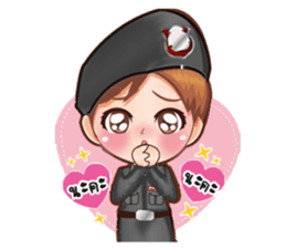 Little lady Police sticker #10271764