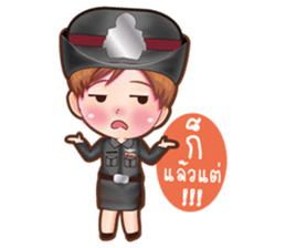 Little lady Police sticker #10271766