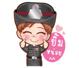 Little lady Police sticker #10271773