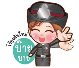 Little lady Police sticker #10271775