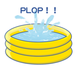 Summer White Cat(ENGLISH) sticker #10272101