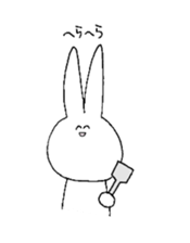 naniwano pyon pyon usagi chan sticker #10273051