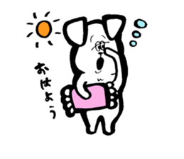 Bagel of the beagle sticker #10274096