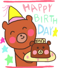 Bear that over become a chocolate sticker #10275015