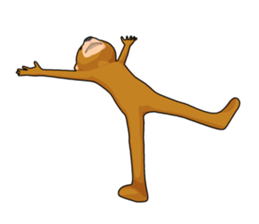 Gesture bear sticker #10275284