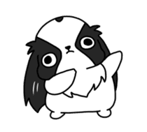 Japanese chin Mochio vol.2 sticker #10275576