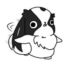 Japanese chin Mochio vol.2 sticker #10275577