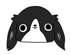 Japanese chin Mochio vol.2 sticker #10275579