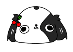 Japanese chin Mochio vol.2 sticker #10275580