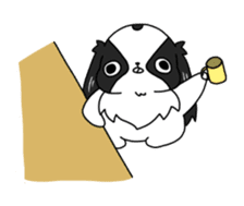 Japanese chin Mochio vol.2 sticker #10275588