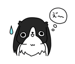 Japanese chin Mochio vol.2 sticker #10275589