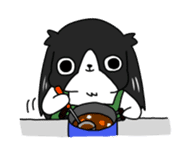 Japanese chin Mochio vol.2 sticker #10275598