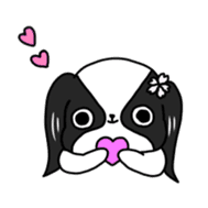 Japanese chin Mochio vol.2 sticker #10275600