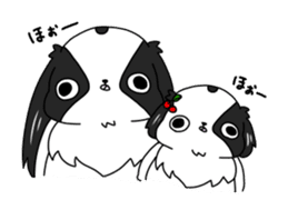 Japanese chin Mochio vol.2 sticker #10275607