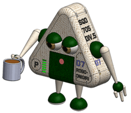 Robot Onigiri Triangle sticker #10275616