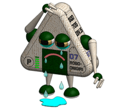 Robot Onigiri Triangle sticker #10275619