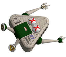 Robot Onigiri Triangle sticker #10275620