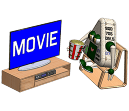 Robot Onigiri Triangle sticker #10275634