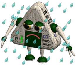 Robot Onigiri Triangle sticker #10275641