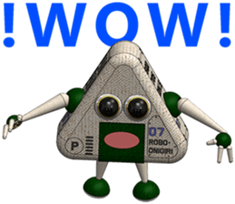 Robot Onigiri Triangle sticker #10275653