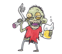 Zombie Mike's sticker #10275662