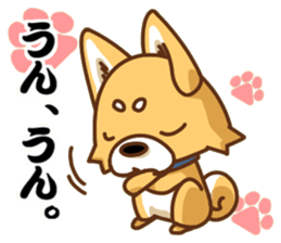 It is a Japanese midget Shiba around2 sticker #10276540