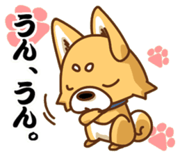 It is a Japanese midget Shiba around2 sticker #10276540