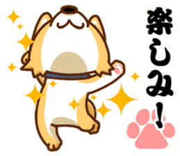It is a Japanese midget Shiba around2 sticker #10276545