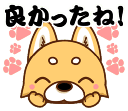 It is a Japanese midget Shiba around2 sticker #10276546