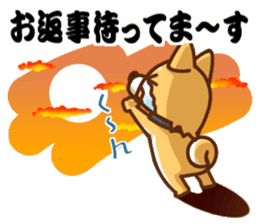 It is a Japanese midget Shiba around2 sticker #10276551